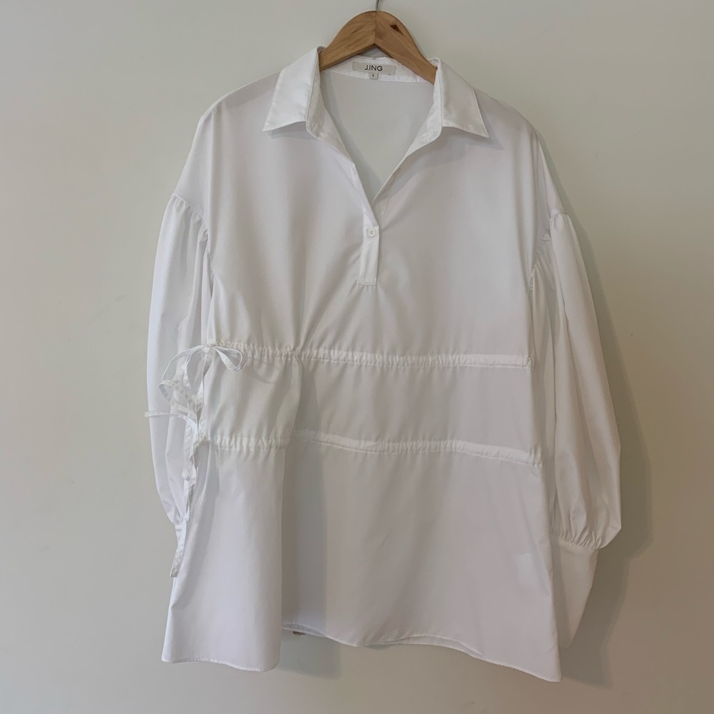 J.ING WHITE EDIE TOP LARGE